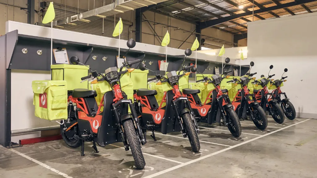 Australia Post Electric Motorbikes