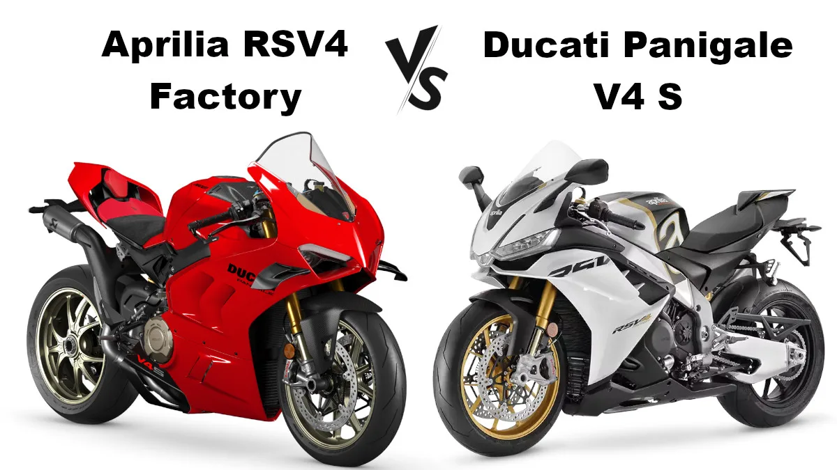 2024 Aprilia RSV4 Factory vs. Ducati Panigale V4 S
