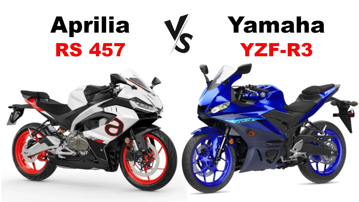 Aprilia RS 457 vs Yamaha YZF-R3