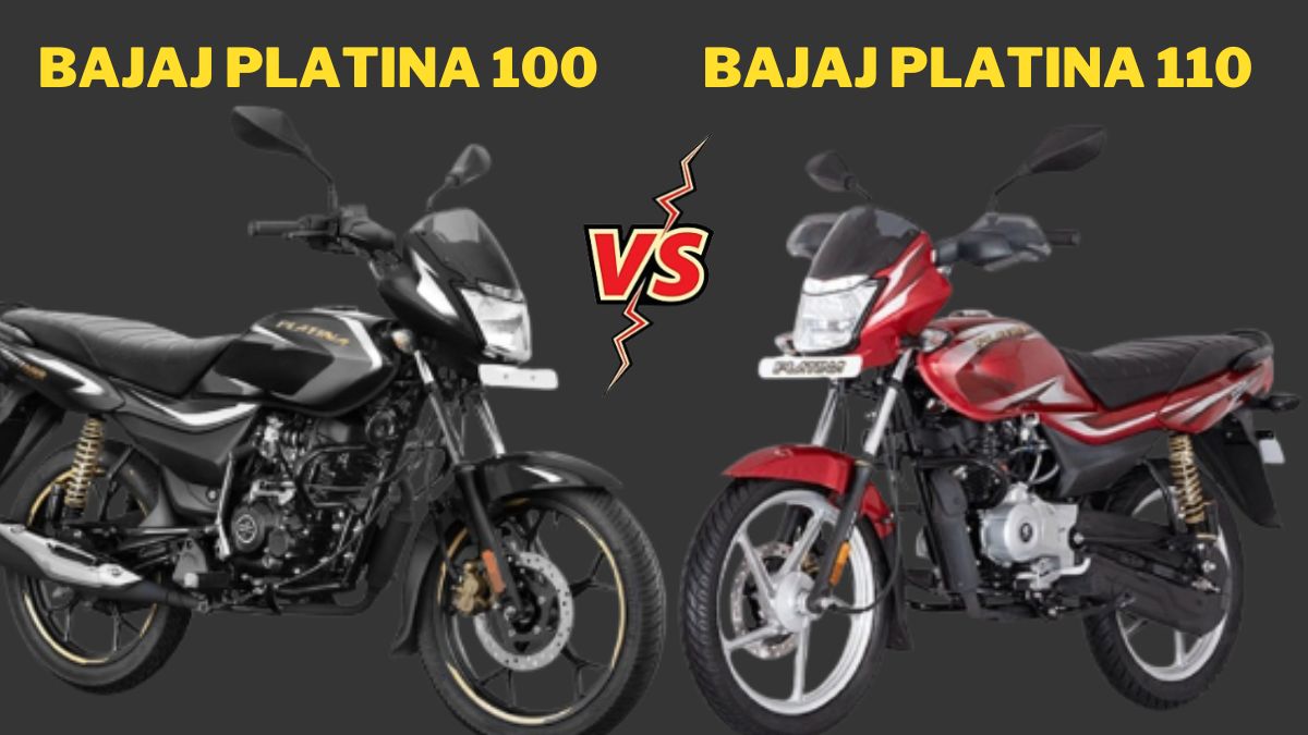 Bajaj Platina 100 vs Platina 110: Prices, features and specs comparison