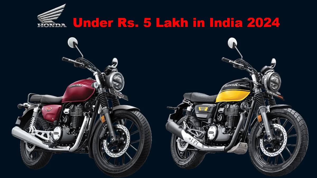 Honda Motorcycles Under Rs. 5 Lakh in India