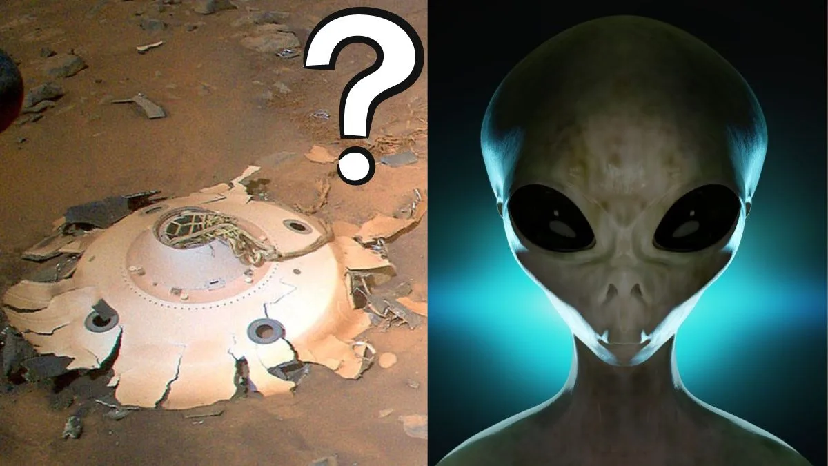 Alien's UFO On Mars? When NASA's Ingenuity Found 'Otherworldly' Wreckage on Red Planet