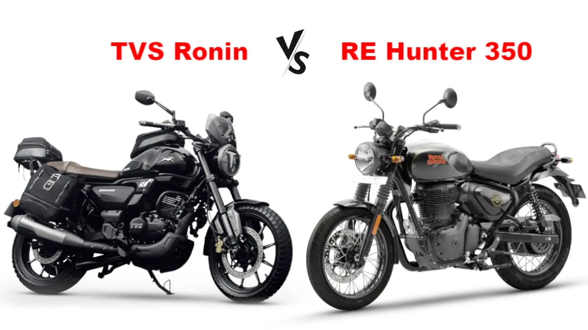 Royal Enfield Hunter 350 vs TVS Ronin: Power, Performance, and Price Compared