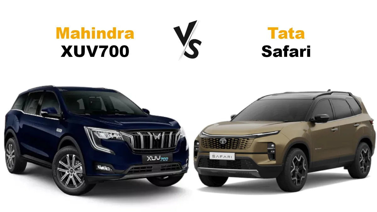 Mahindra XUV700 2024 vs Tata Safari 2023