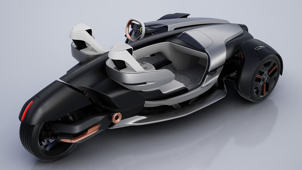 Yamaha Tricera Trike Concept: A futuristic three-wheeled electric dream machine