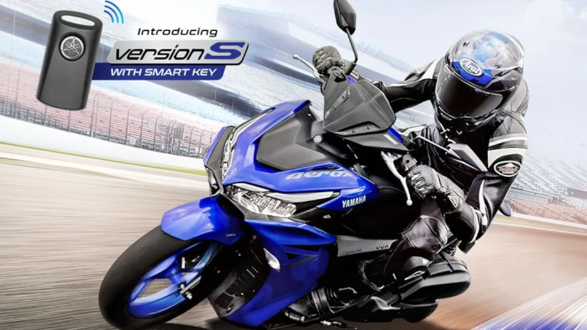 Yamaha Aerox 155 S Launched in India with Smart Key Technology