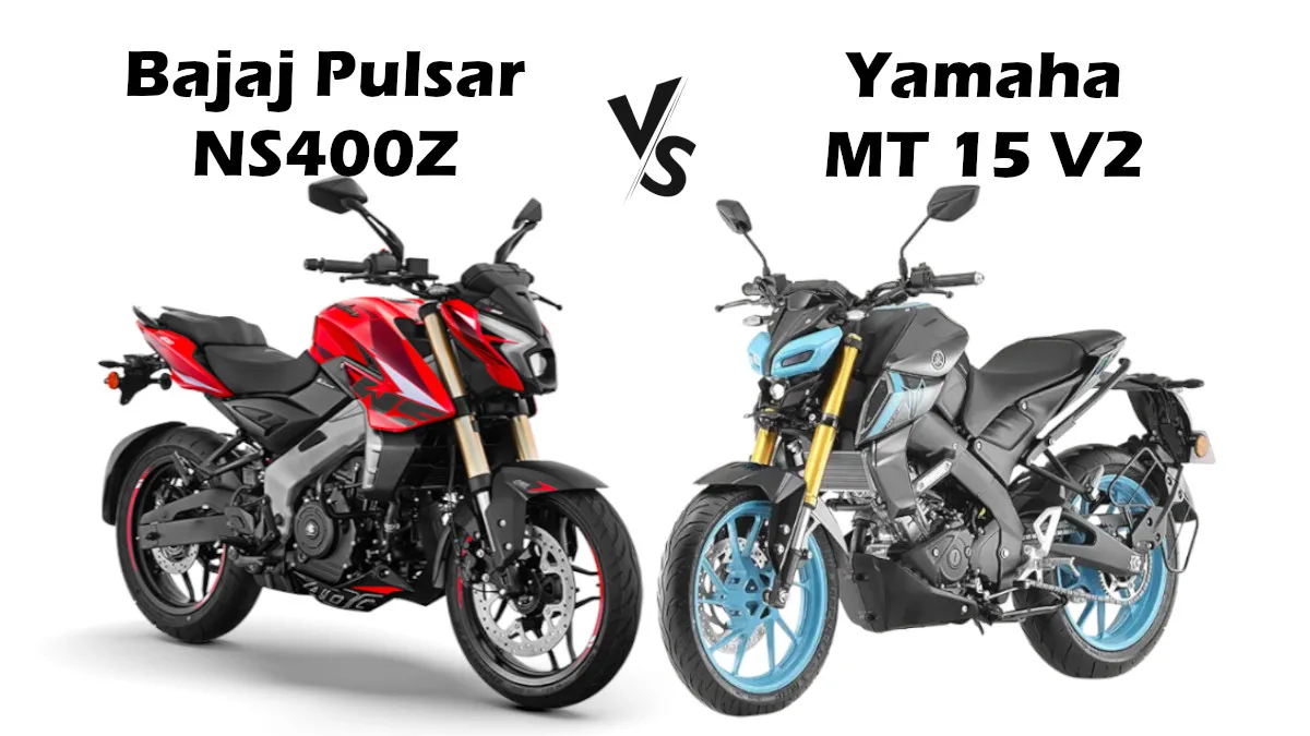 Bajaj Pulsar NS400Z vs Yamaha MT 15 V2