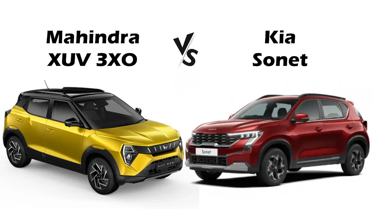 Mahindra XUV 3XO vs Kia Sonet: Power, Features, and Price Compared