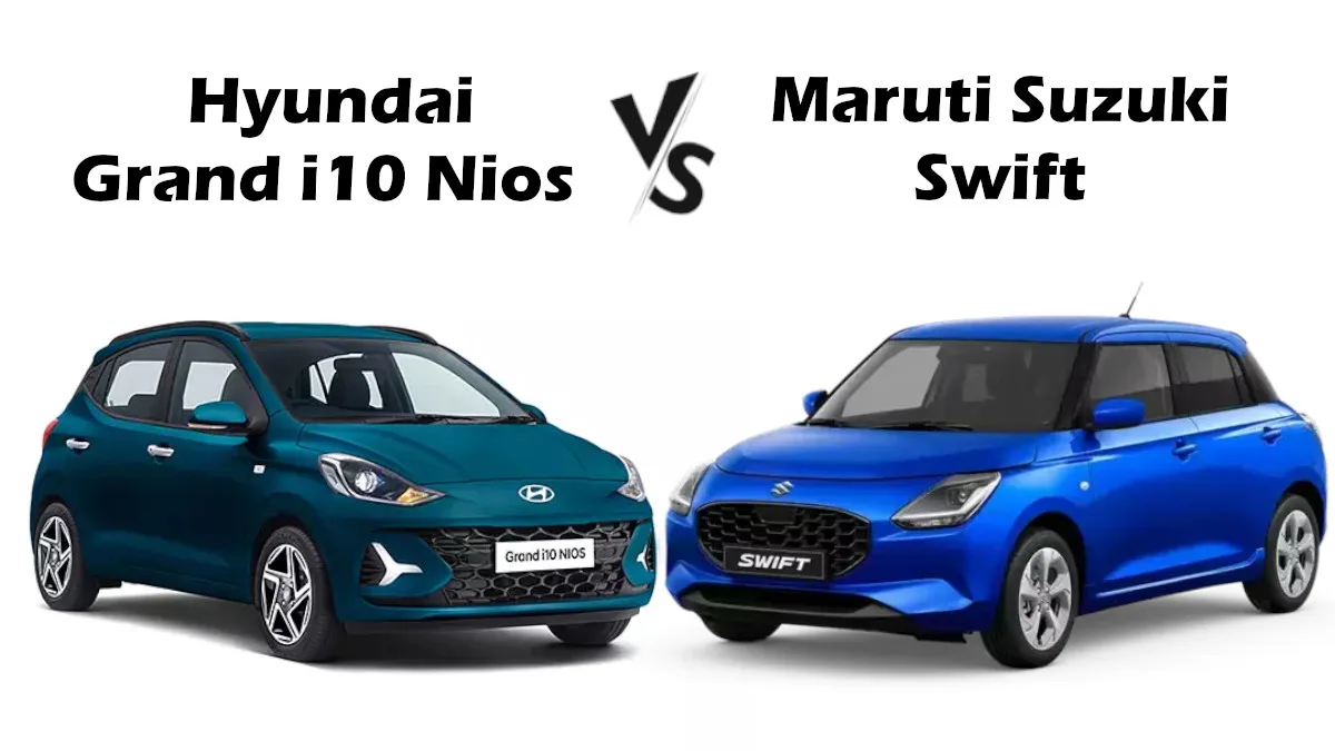 2024 Maruti Suzuki Swift vs Hyundai Grand i10 Nios: Specs, Features, Price Compared