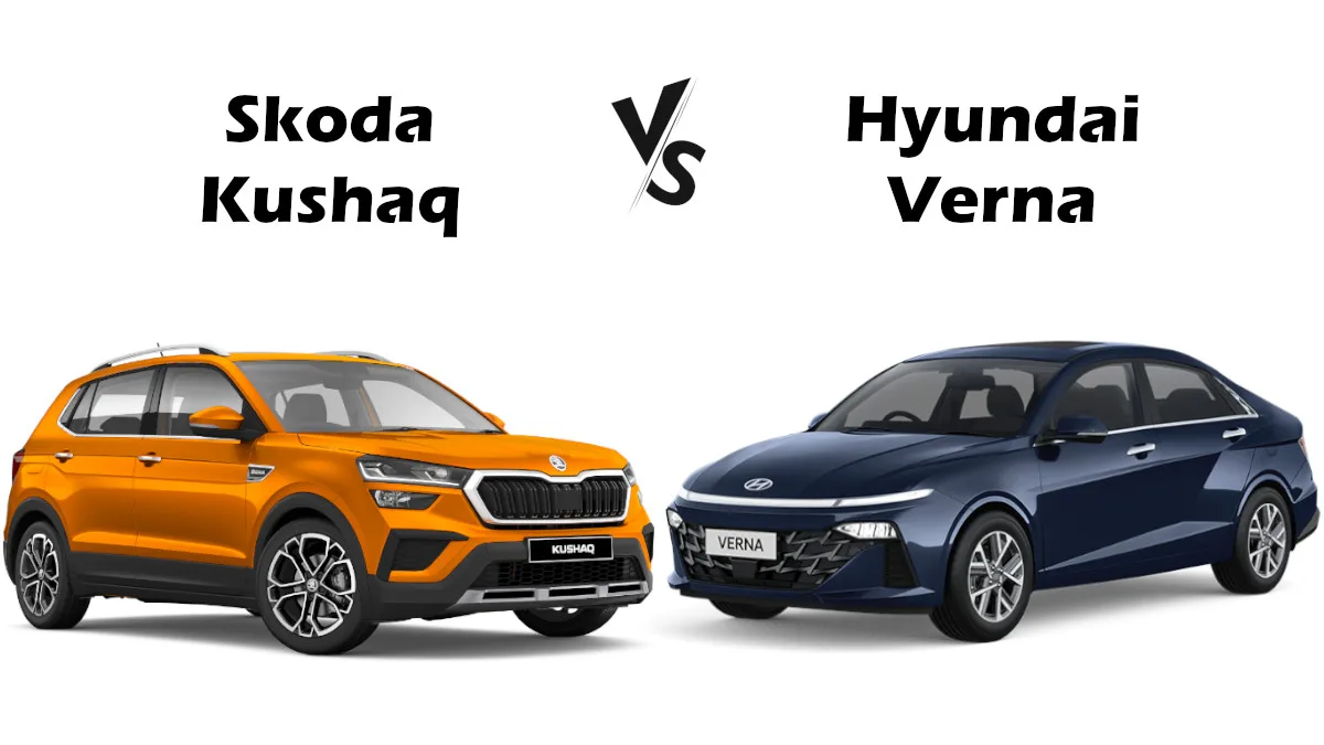 Hyundai Verna vs. Skoda Kushaq: Sedan vs. SUV Showdown in India