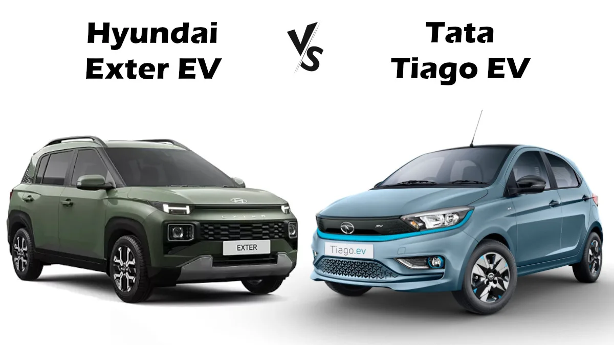 Tata Tiago EV vs Hyundai Exter EV
