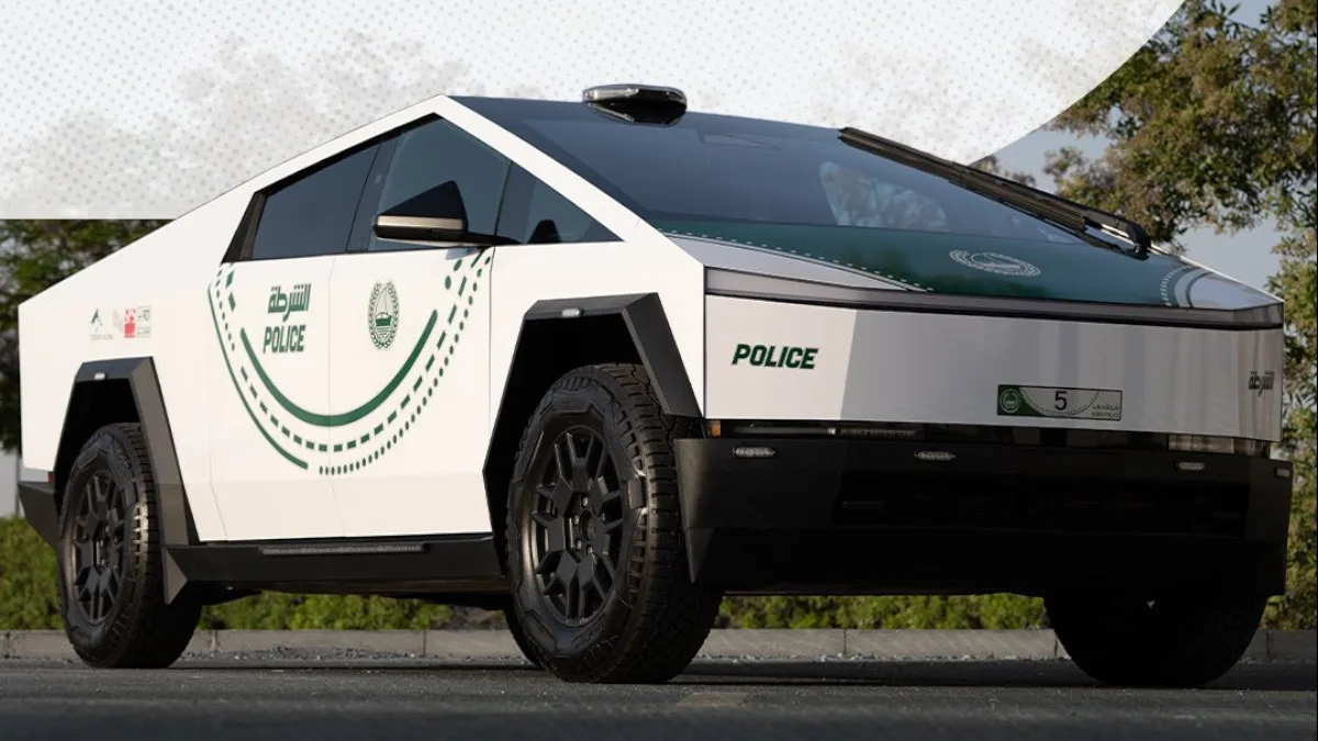 Dubai Tesla Cybertruck Police Vehicle