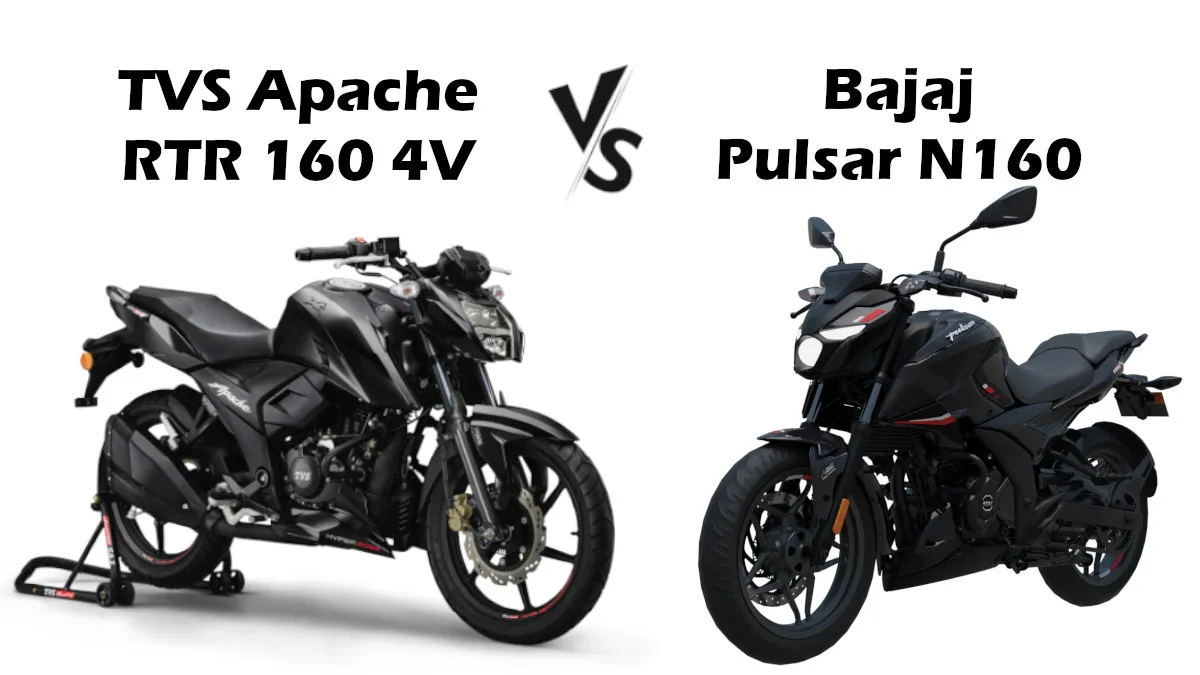 TVS Apache RTR 160 4V vs Bajaj Pulsar N160: A Detailed Comparison