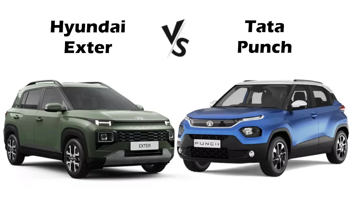 Tata Punch vs Hyundai Exter: Compare Features, Specs, and Price
