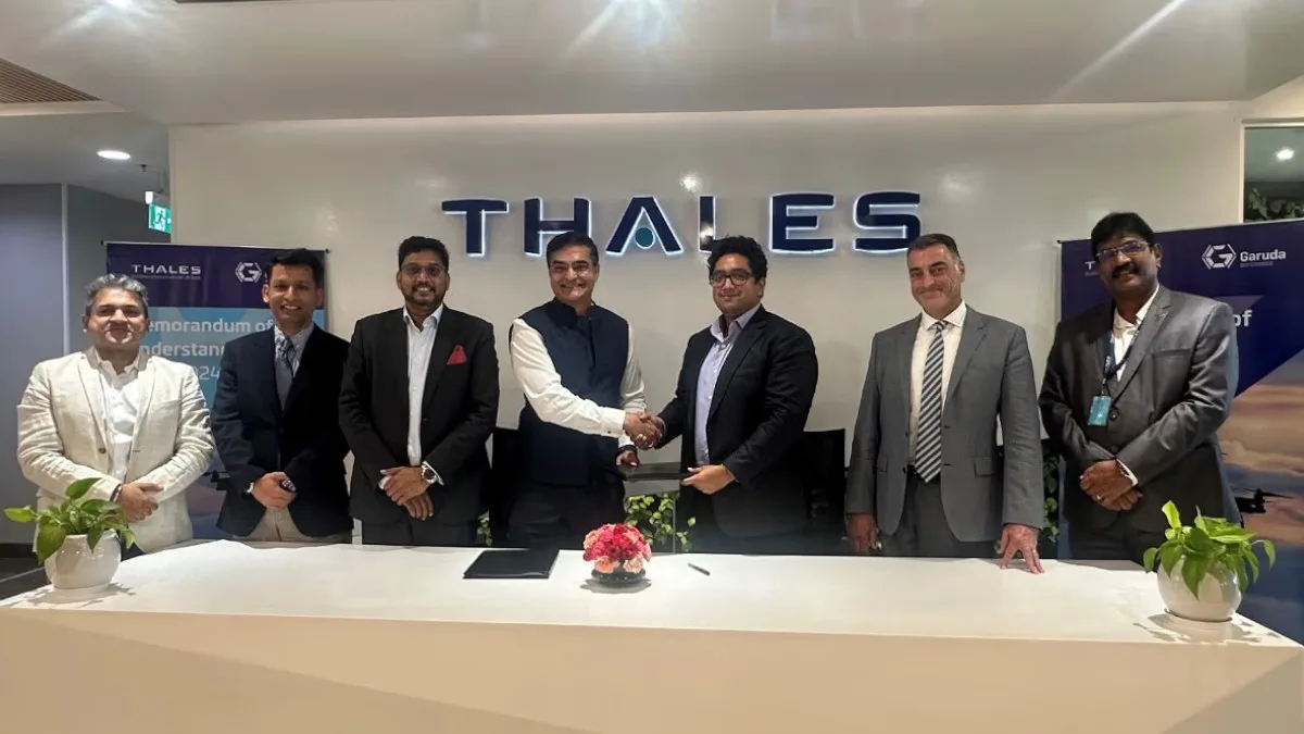 Thales and Garuda Aerospace to Develop UTM Solutions for India