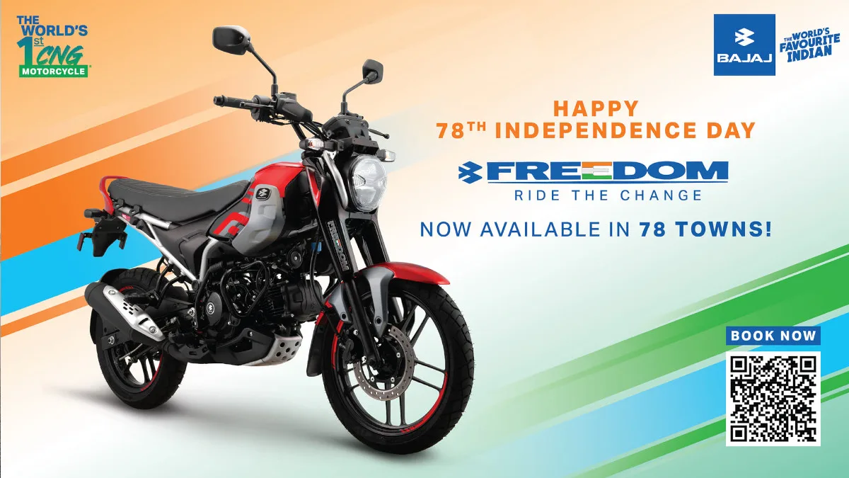 Bajaj Freedom 125: Independence Day Gift to 78 Indian Towns