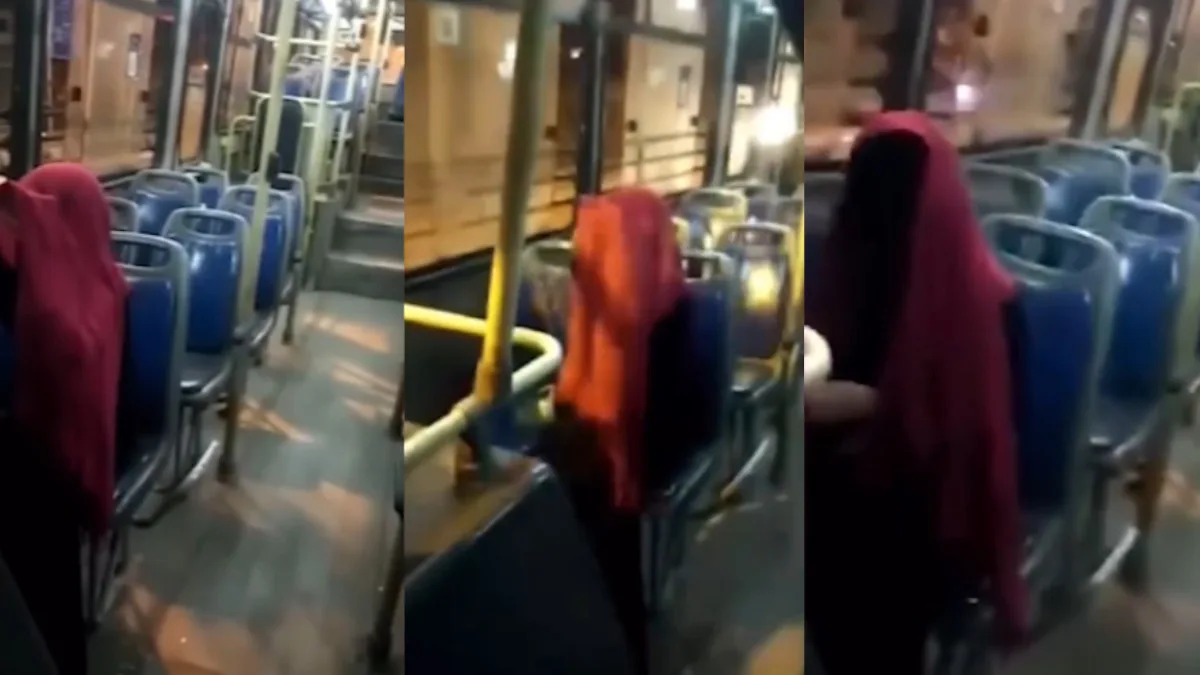 Faceless Woman' Spotted on Delhi Bus