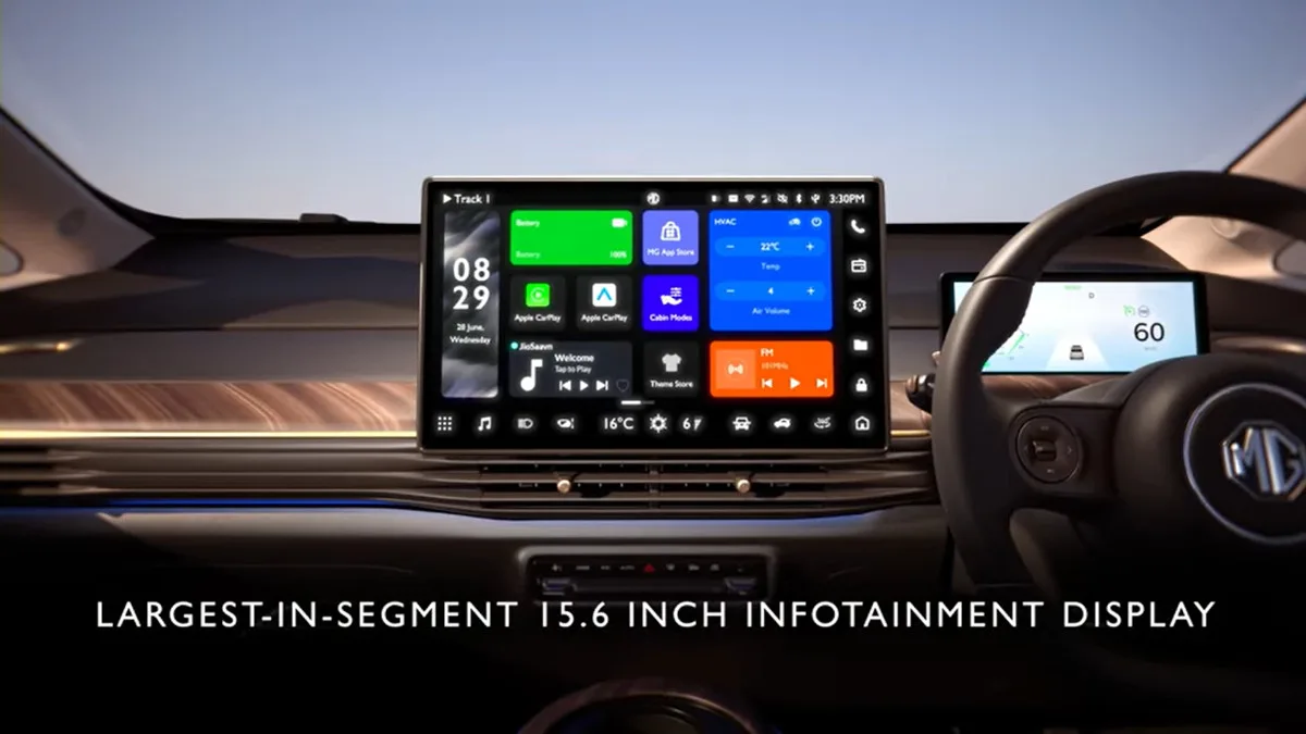 MG Windsor: The Largest Touchscreen in Its Segment