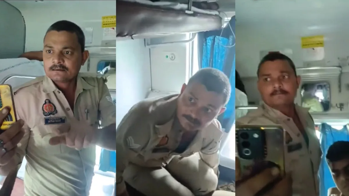 Police Caught Travelling Without Ticket in Train: Viral Video Sparks Outrage