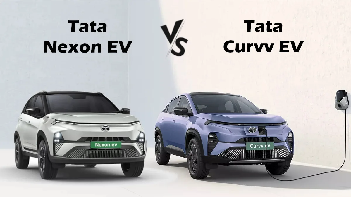 Tata Curvv EV vs Tata Nexon EV