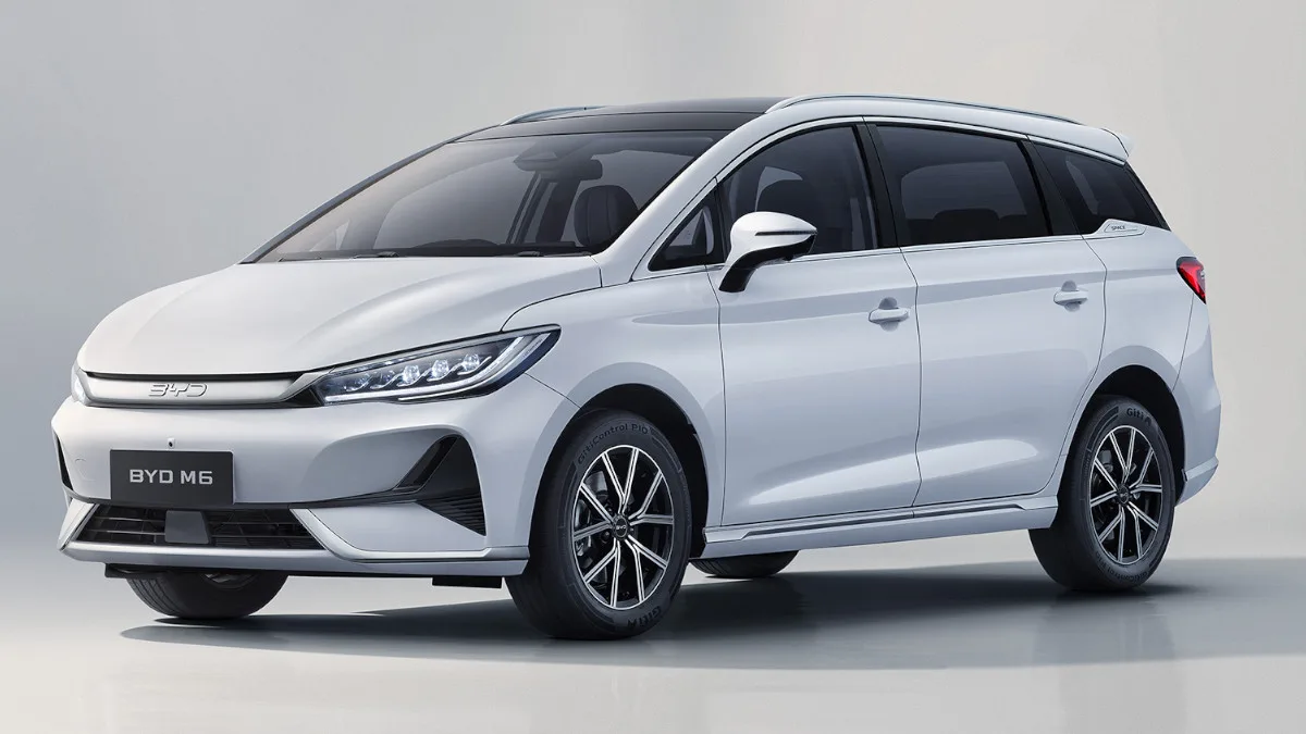 BYD M6 Electric MPV Launches in Thailand