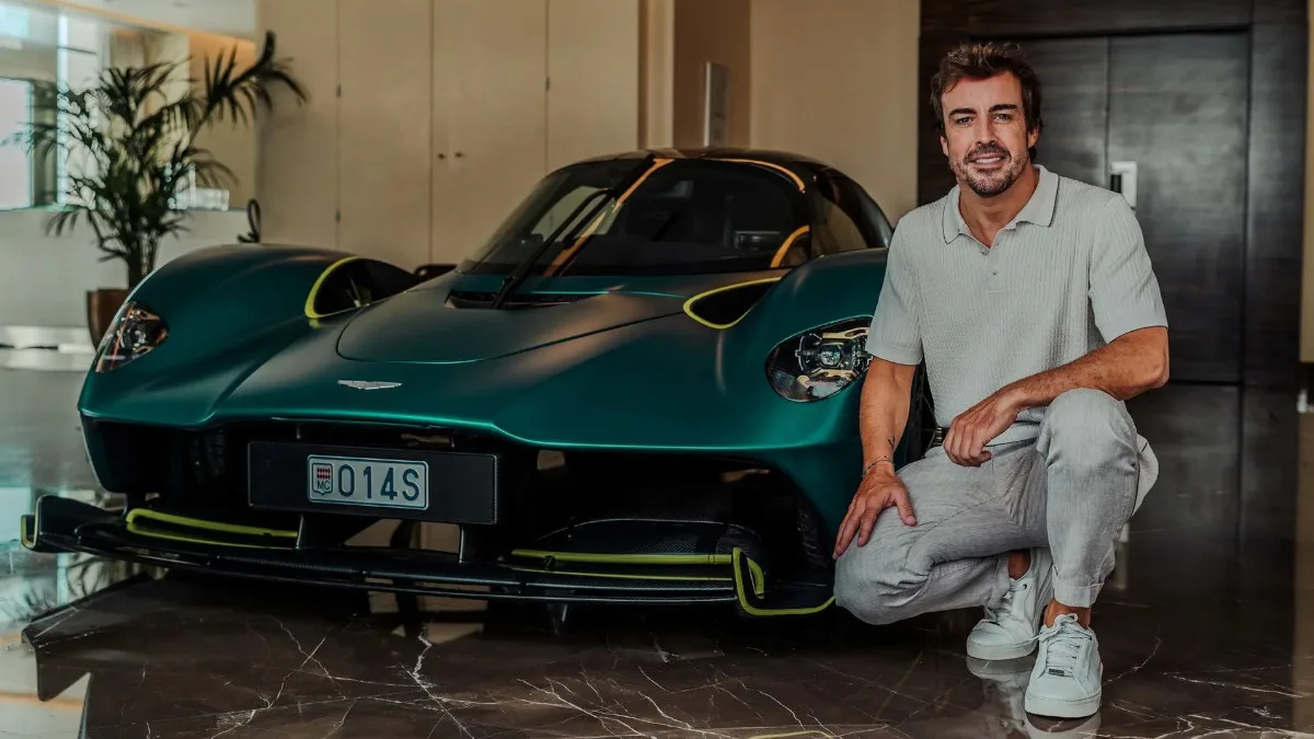 Fernando Alonso Takes Delivery of His Valkyrie