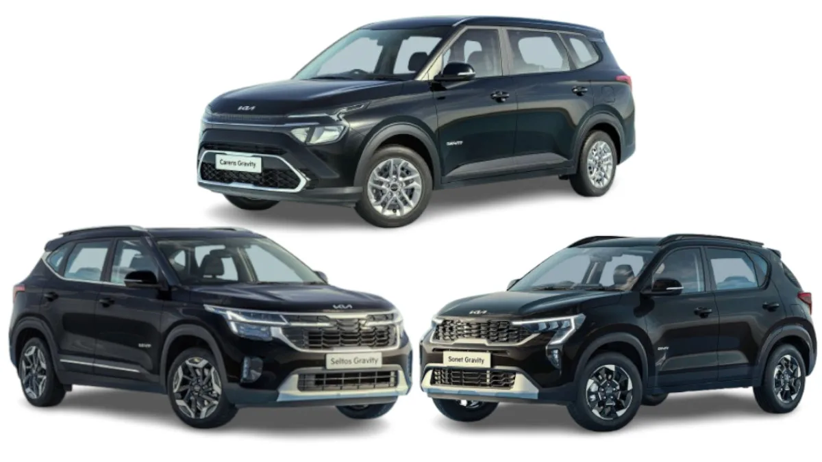 Kia India Unveils Gravity Editions for Seltos, Sonet, and Carens