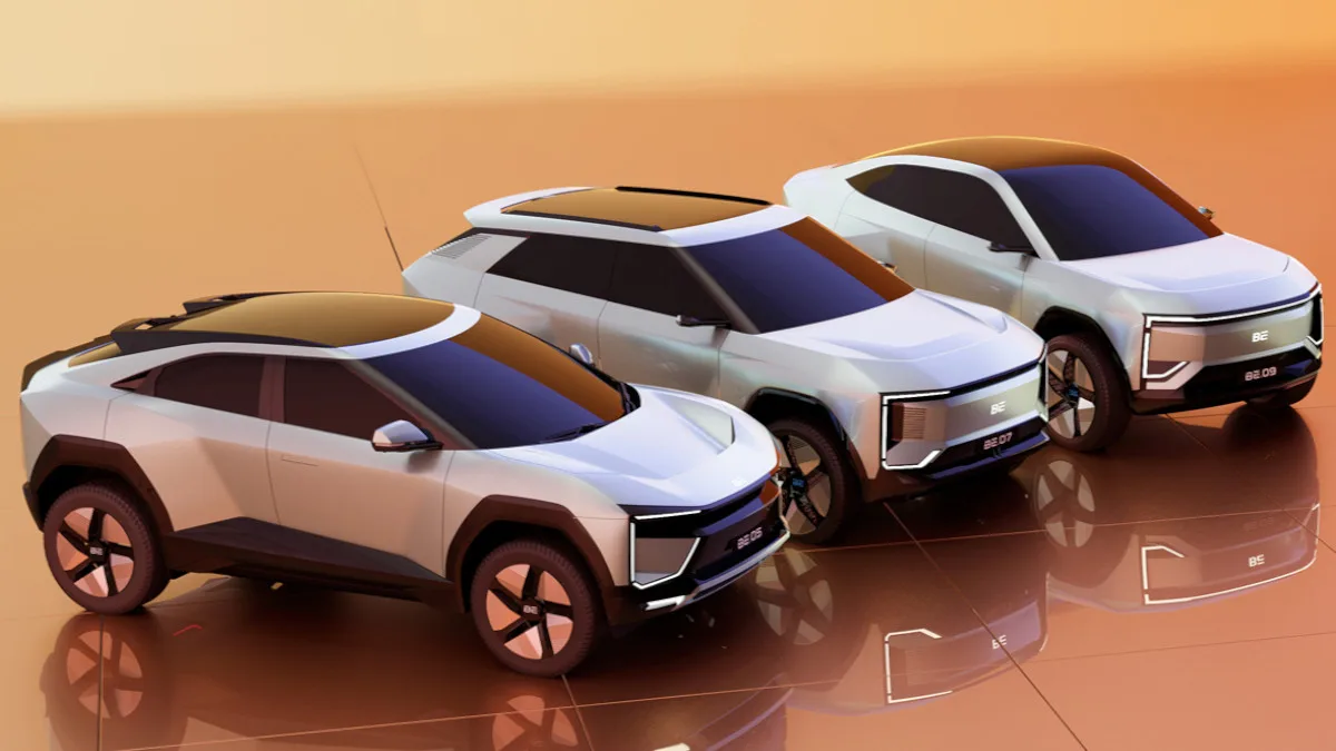 Mahindra BE electric SUVs