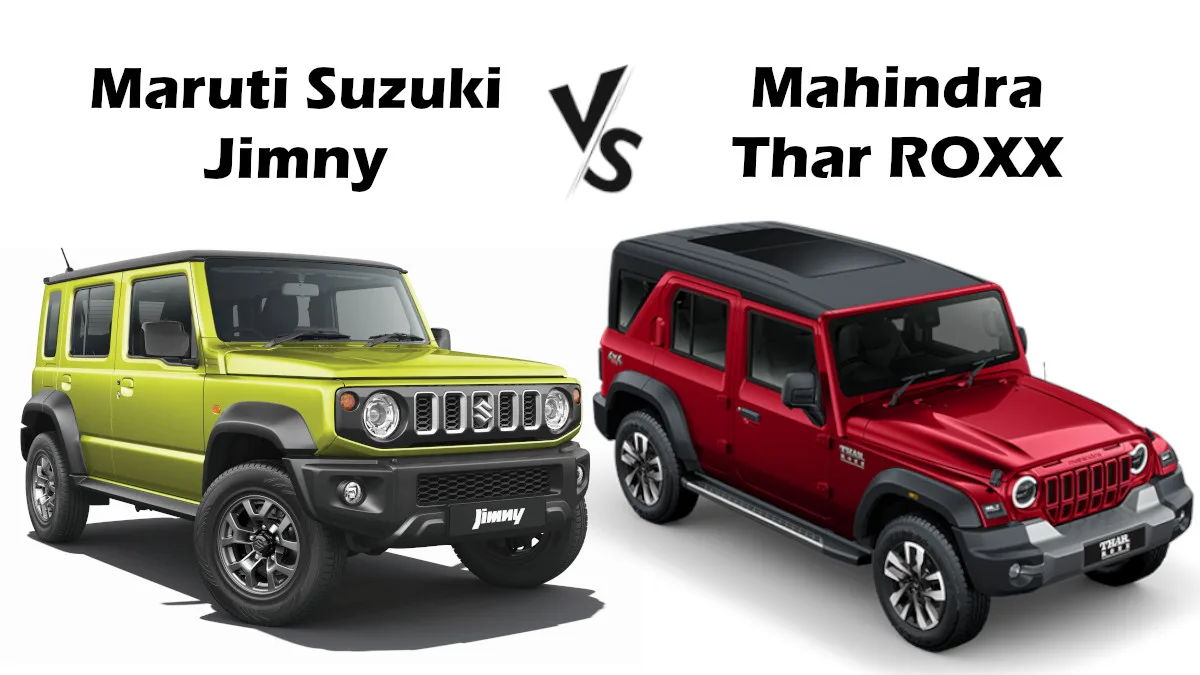 Maruti Suzuki Jimny vs 2024 Mahindra Thar ROXX: Feature, Specs, and Price Comparison