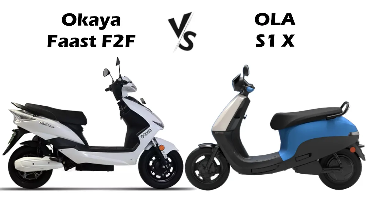 Okaya Faast F2F vs OLA S1 X