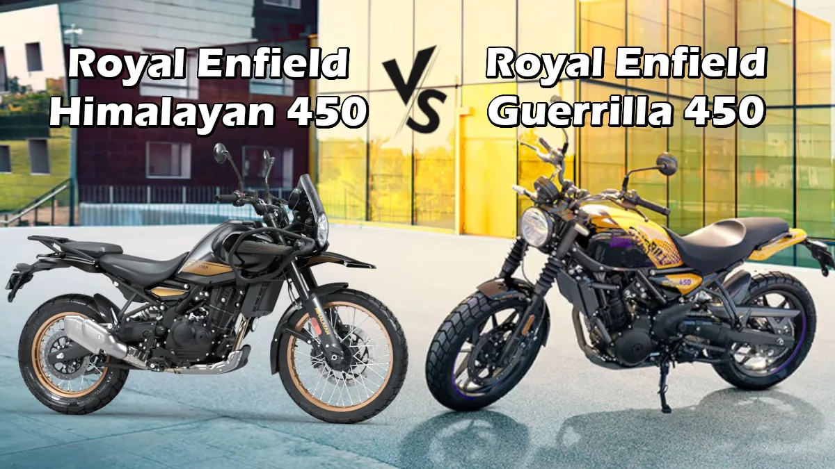 Royal Enfield Guerrilla 450 vs Royal Enfield Himalayan 450