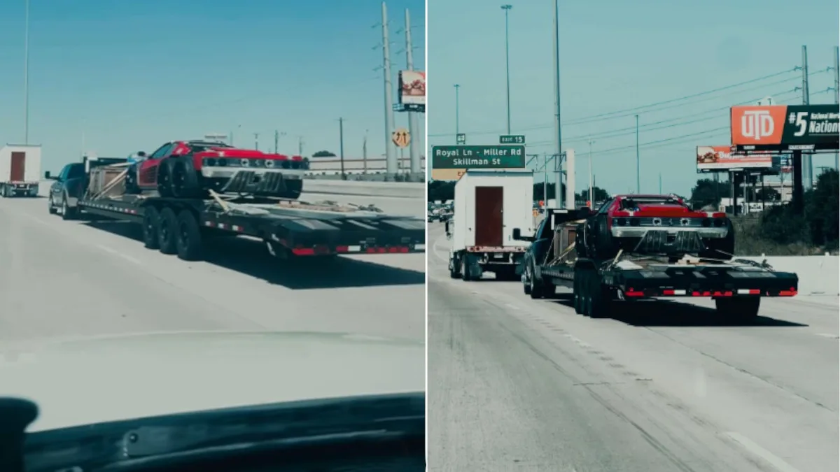 Six-Wheeled Ferrari Testarossa Spotted in Texas: A Gas Monkey Garage Creation?