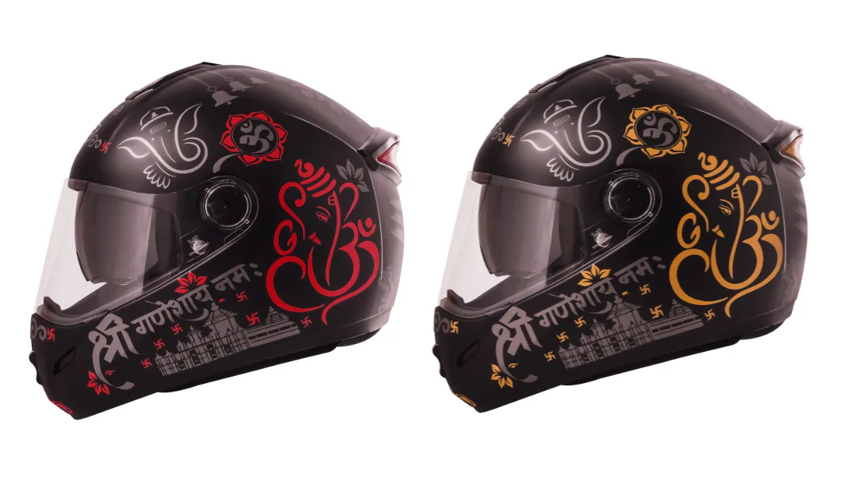 Steelbird Ganesh edition helmet