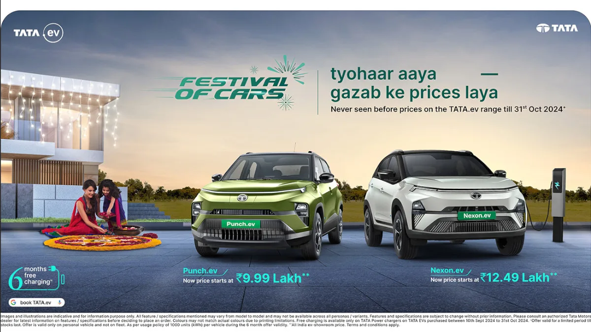 TATA.ev Celebrates ‘Festival of Cars’ with Price Cuts