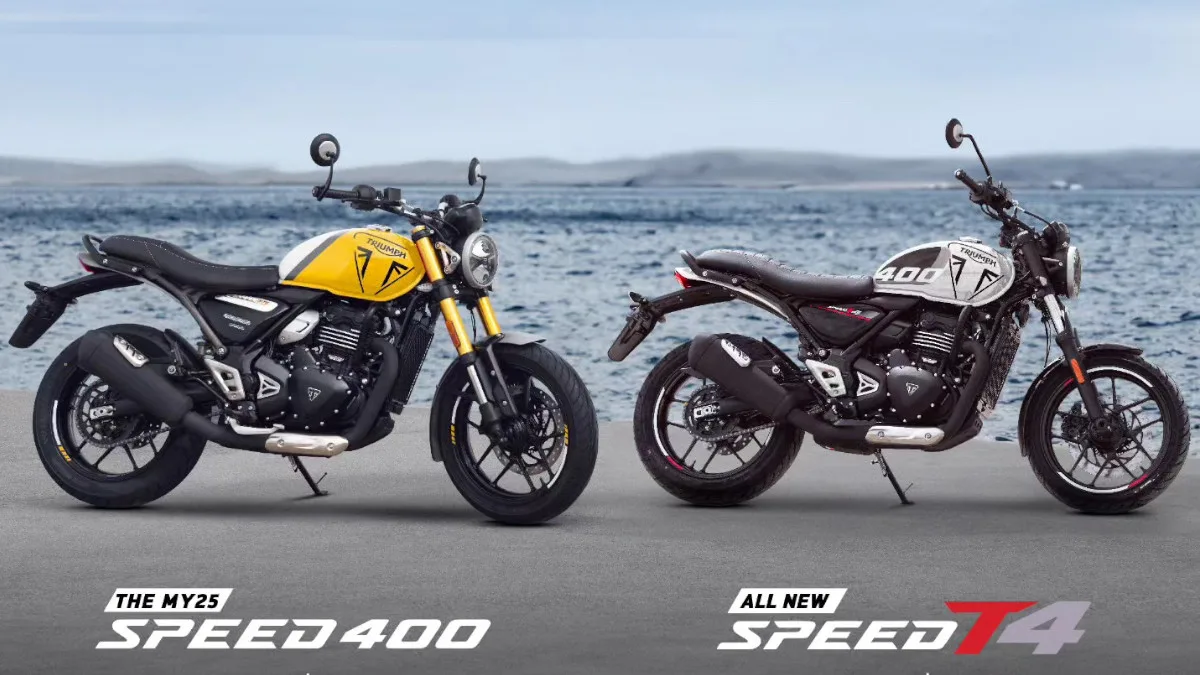 Bajaj Auto Introduces New Triumph Models: Speed T4 and MY25 Speed 400