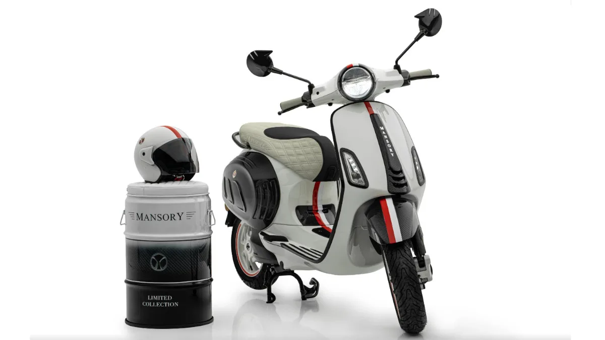 Mansory Unveils Limited-Edition Vespa Elettrica Monaco Edition