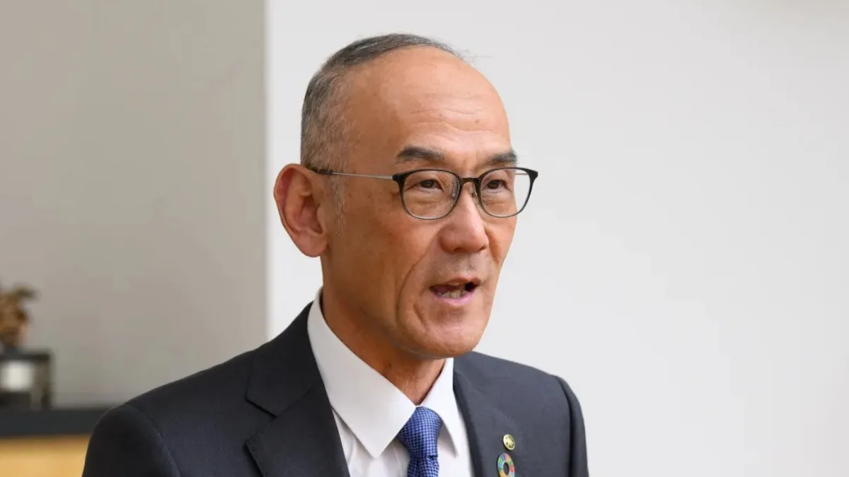 Yamaha Motor President Yoshihiro Hidaka