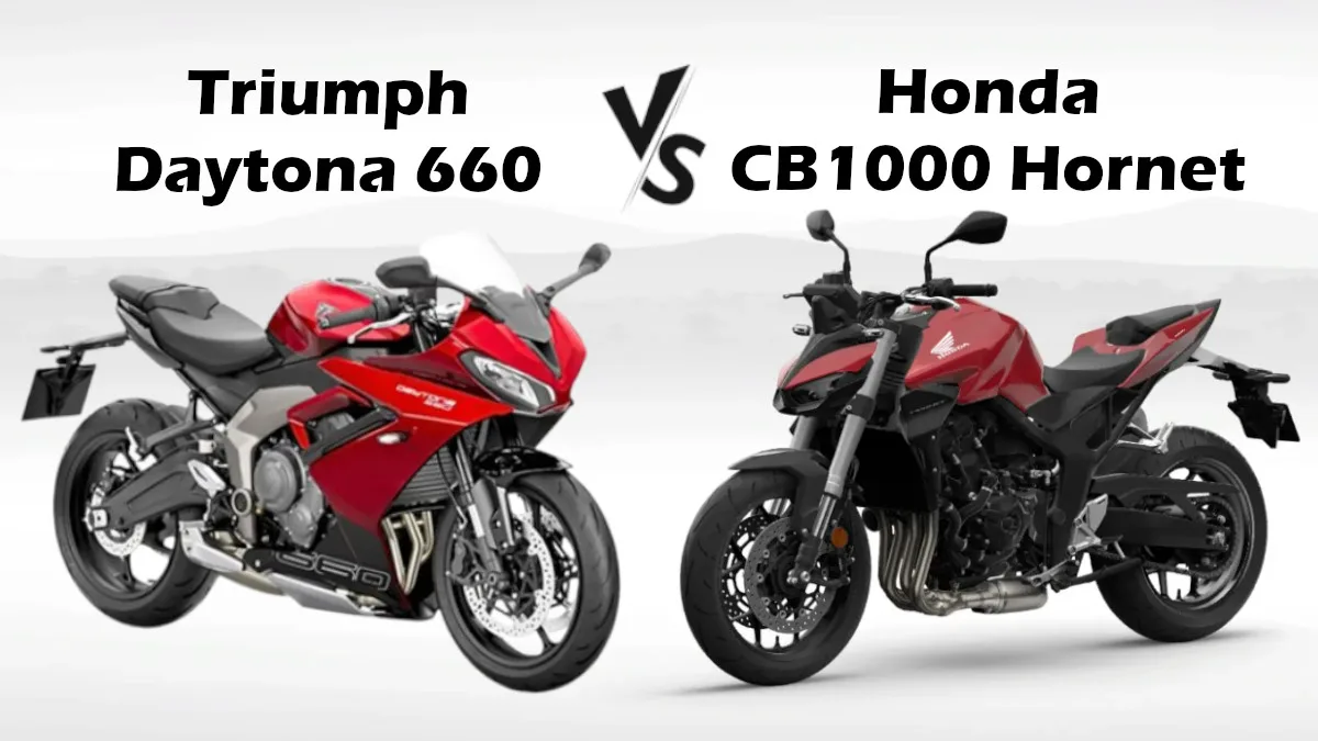 2025 Honda CB1000 Hornet vs Triumph Daytona 660