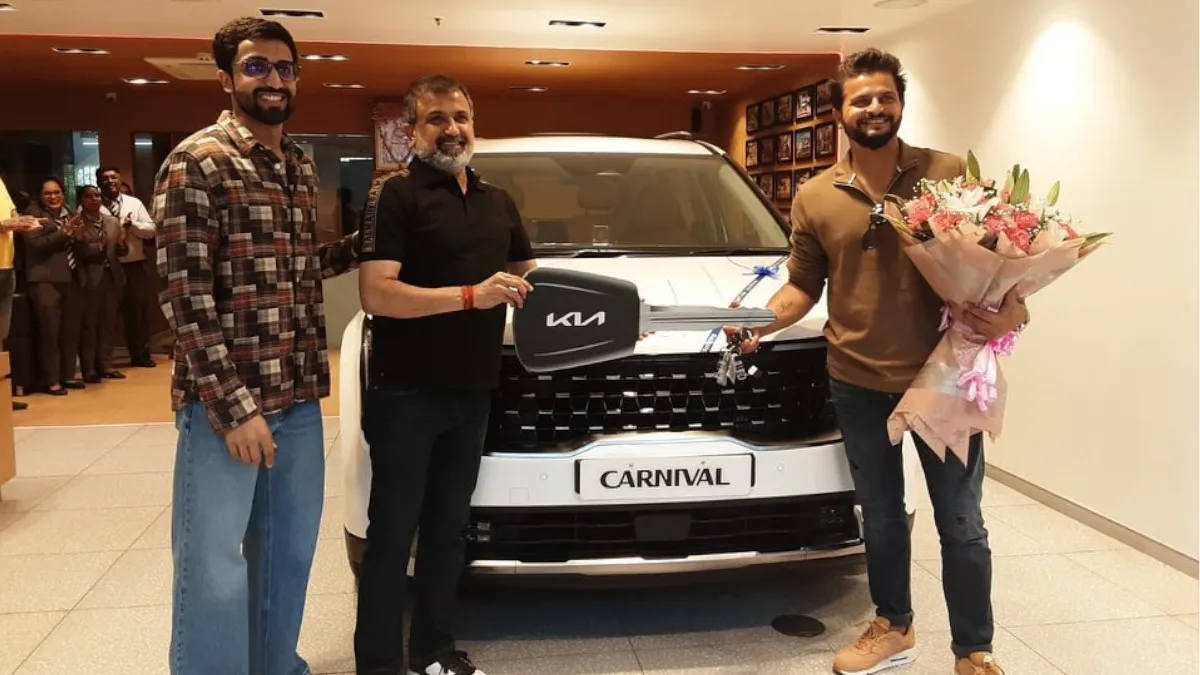 Kia Carnival Limousine Delivered to Suresh Raina