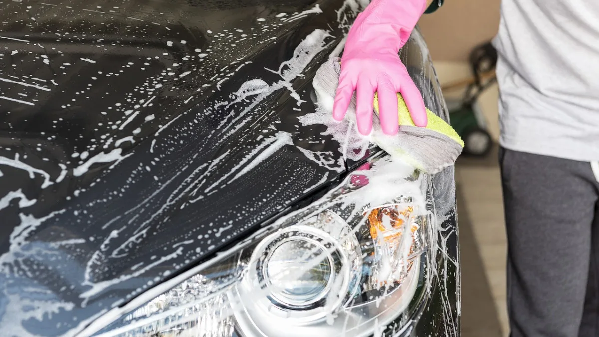 car wash at home