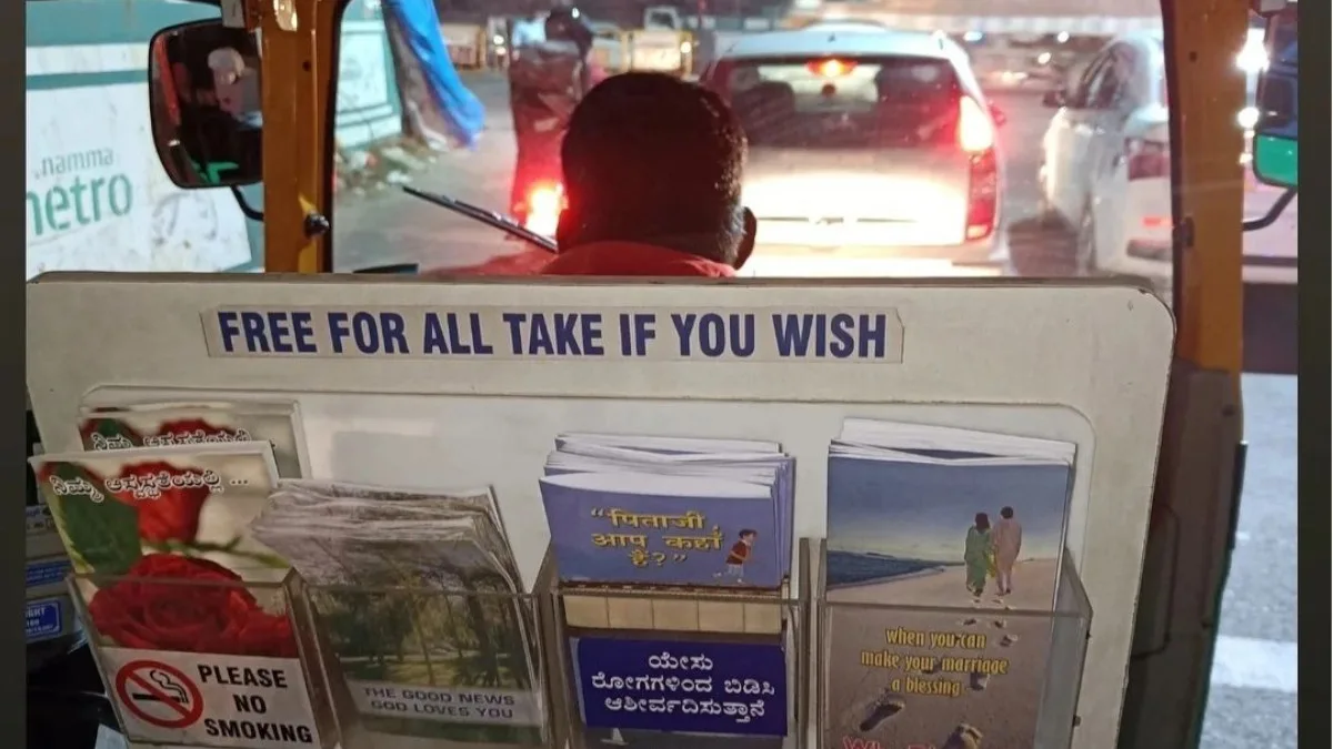 Bengaluru Auto Driver Spreads Wisdom